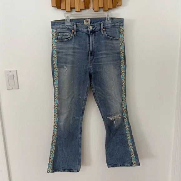 Citizens of Humanity Demy Ultra High Rise Cropped Flare Womens Size 28 - Picture 3 of 14